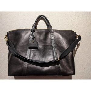 Madewell Overnight Bag- Black Leather